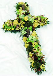 Floral Christian CrossTribute 